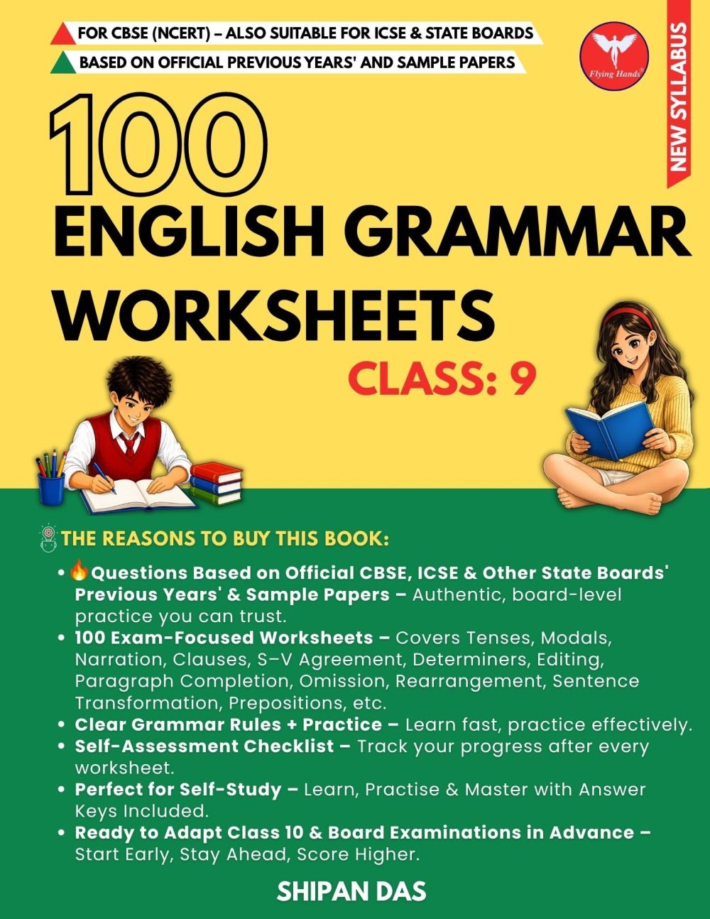 100 English Grammar Worksheets for Class 9
